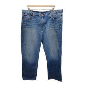 Lucky Brand Jeans Vintage Straight Leg Mens Sz 40 Regular 30"‎ Inseam Blue Denim